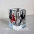 2015 crystal office stationery. crystal penholder with color horse